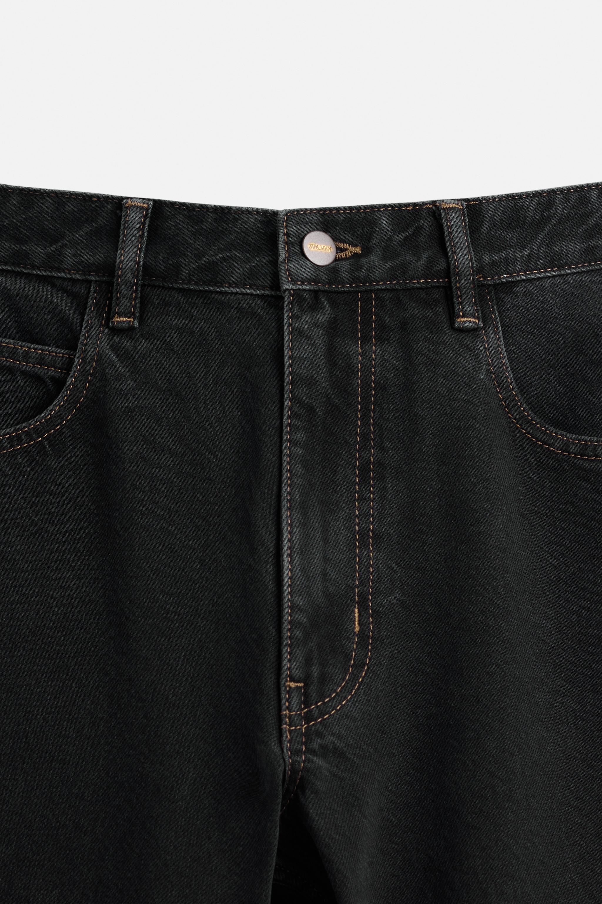 ストライプ柄リラックスフィットパンツ - ブルー | ZARA Japan