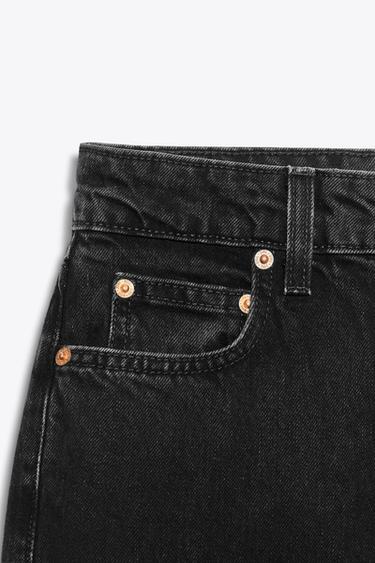 TRF MOM HIGH-WAIST JEANS - Black by Zara - Image 9