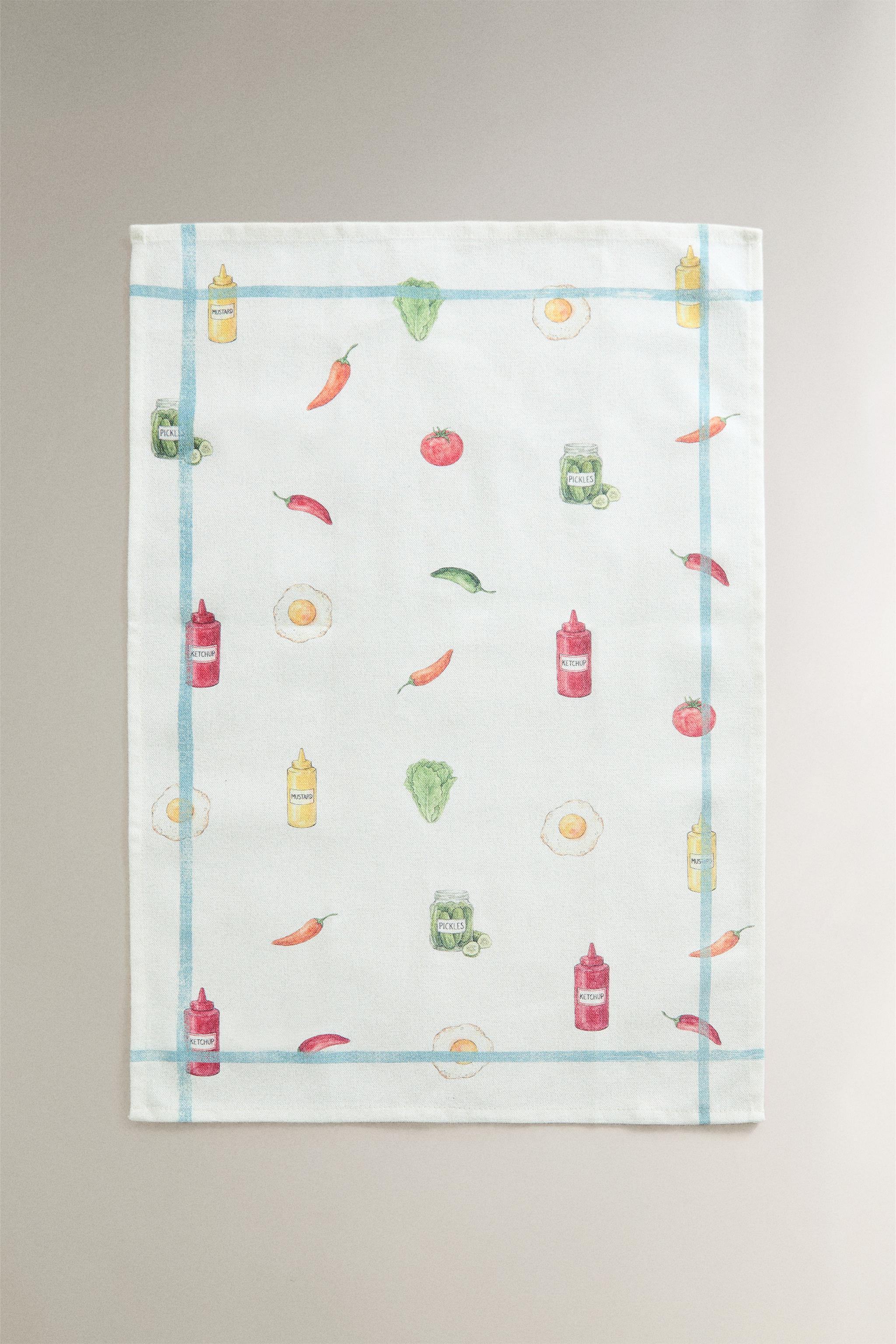 PACK OF BARBECUE TEA TOWELS (PACK OF 2) — Green