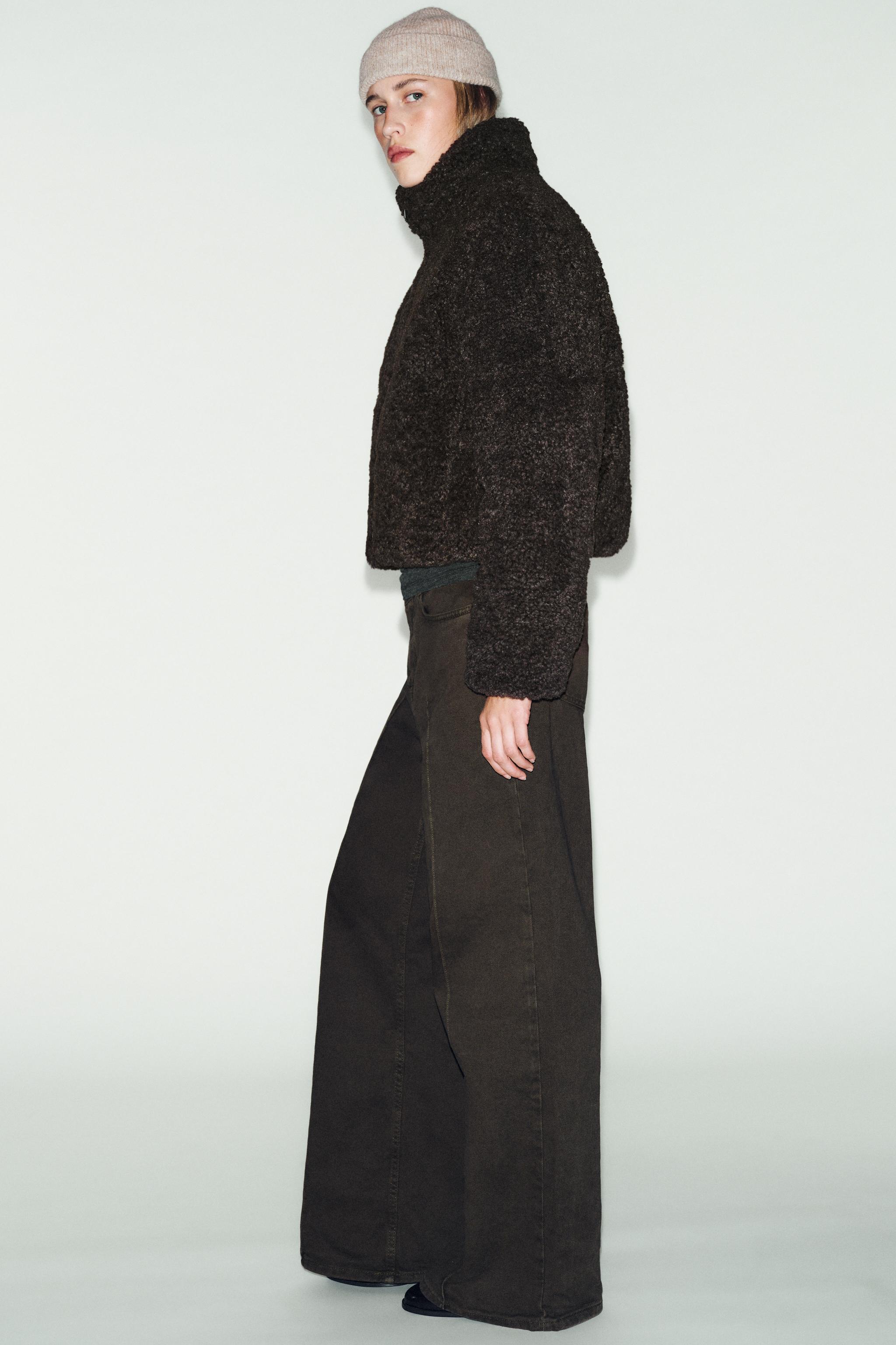 ボア付き保温アノラック - ブラウン | ZARA Japan / 日本