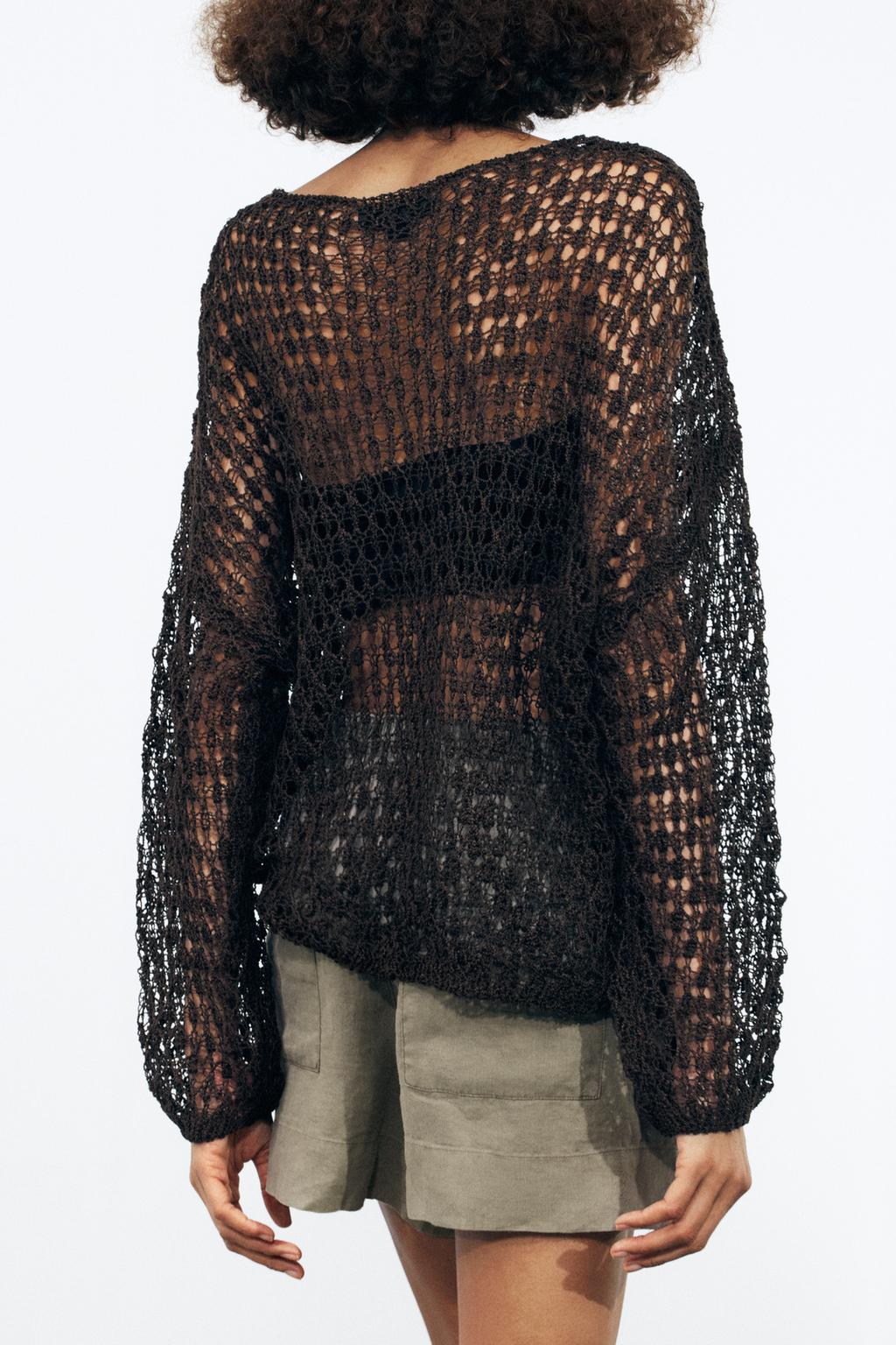 Thumbnail image for OPEN KNIT SWEATER