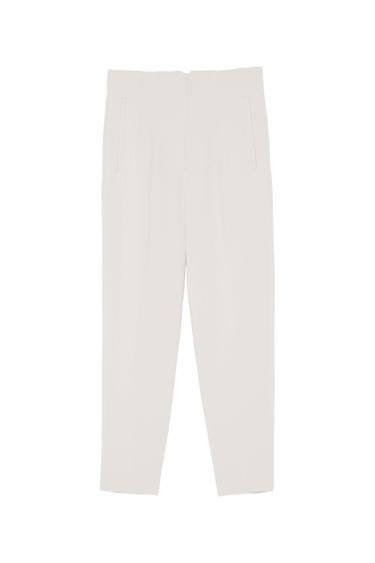 DARTED HIGH WAIST TROUSERS