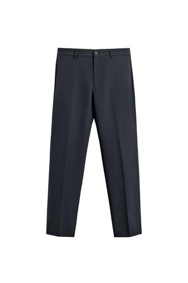 PANTALÓN TRAJE TÉCNICO NON IRON - Marino de Zara