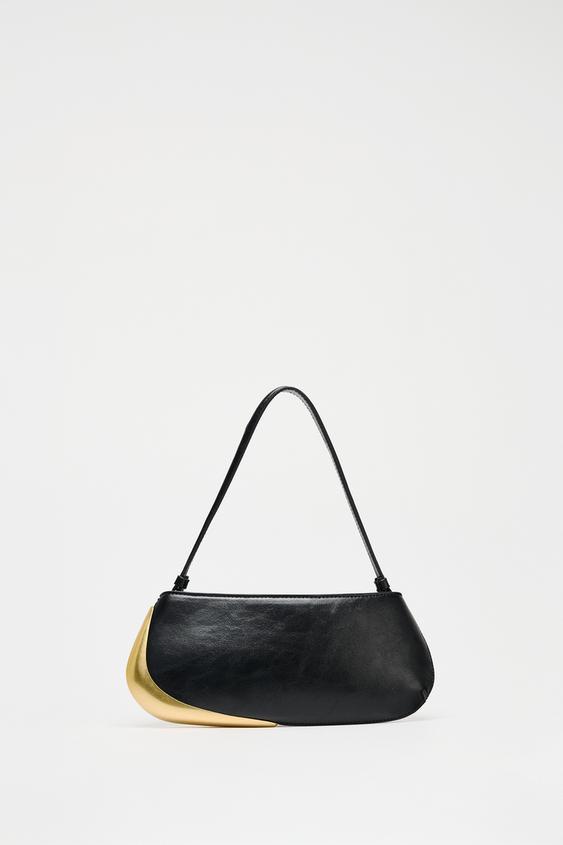 SHOULDER BAG WITH METAL DETAIL