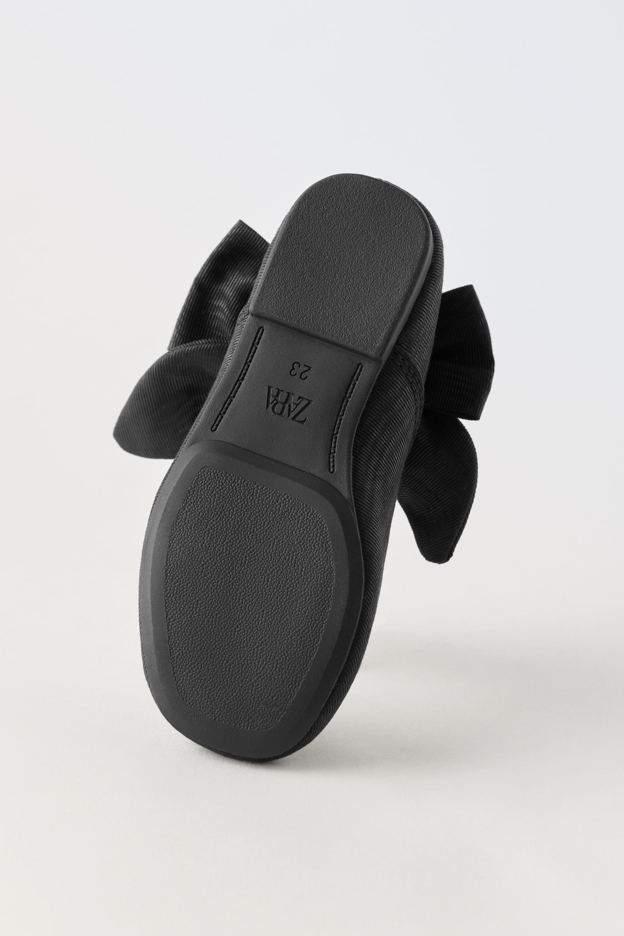 Zara store bow slides