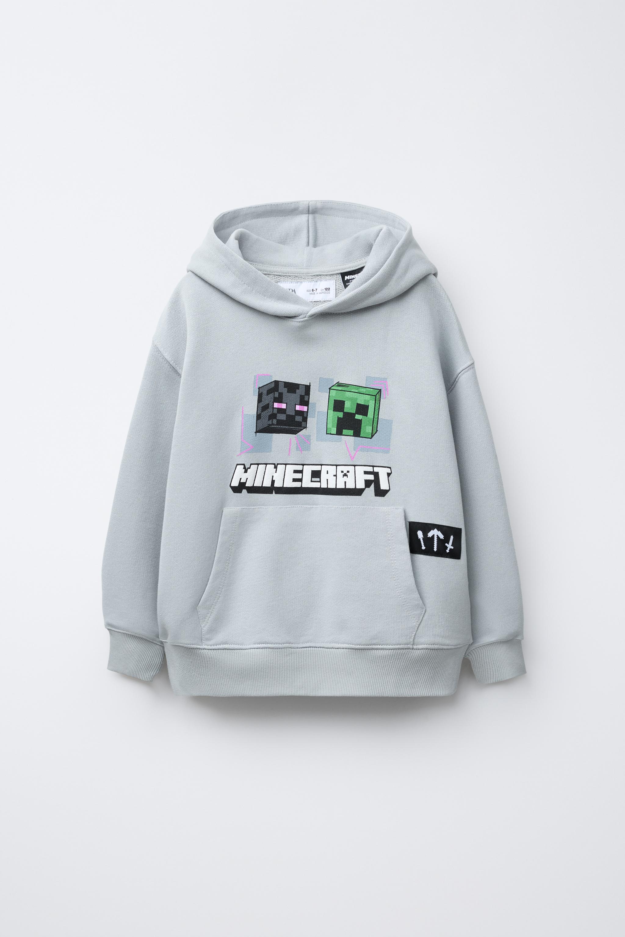 MINECRAFT © MOJANG AB ™ HOODIE SWEATSHIRT - Ice | ZARA Canada