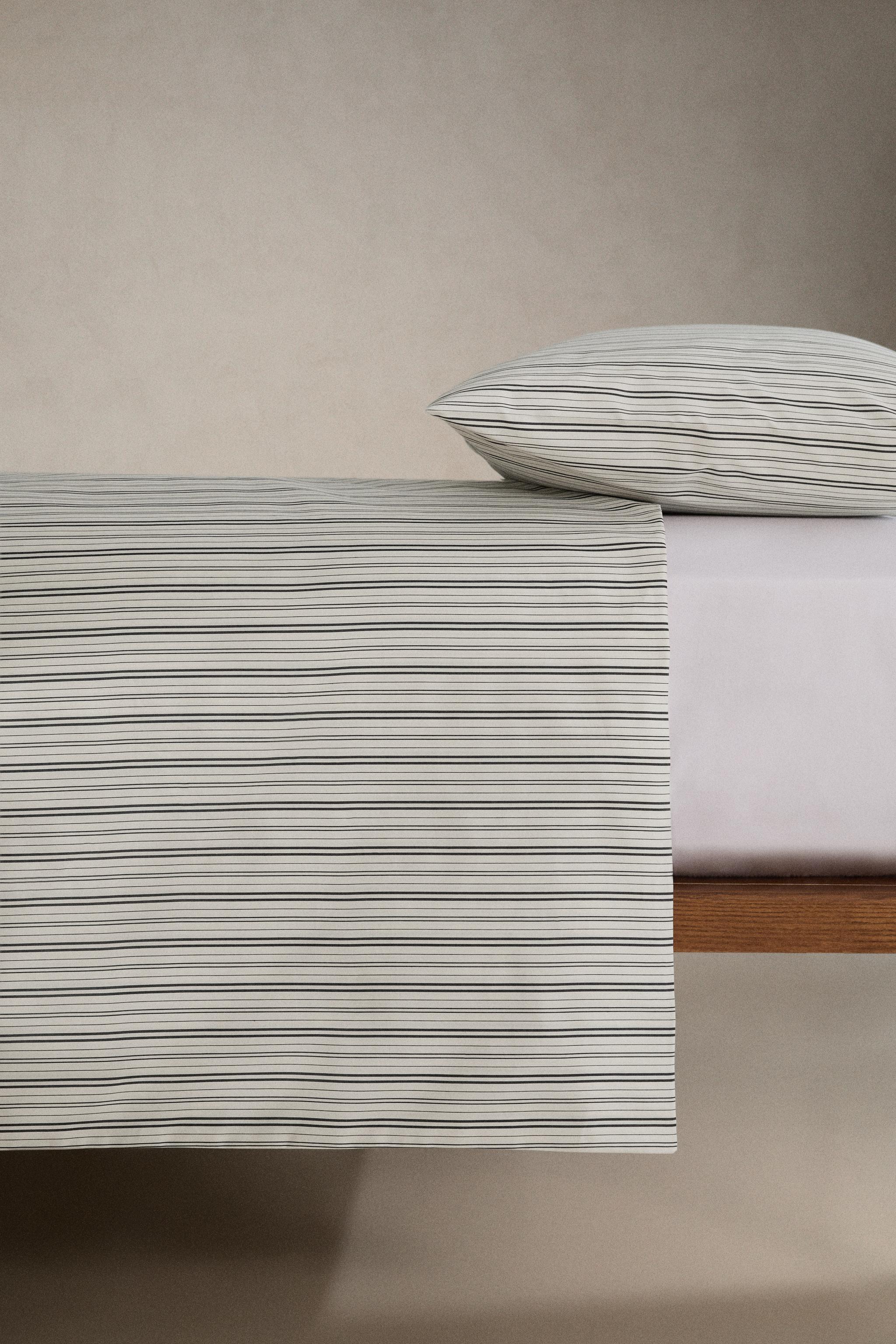 COUETTE PERCALE RAYURES