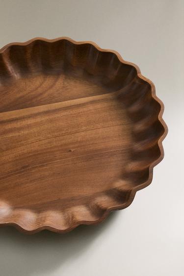 SCALLOPED SERVING DISH - Brown by Zara - Image 2