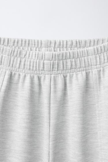 PANTALON DE JOGGING WAFFLE GYM - Gris chiné de Zara - Image 2