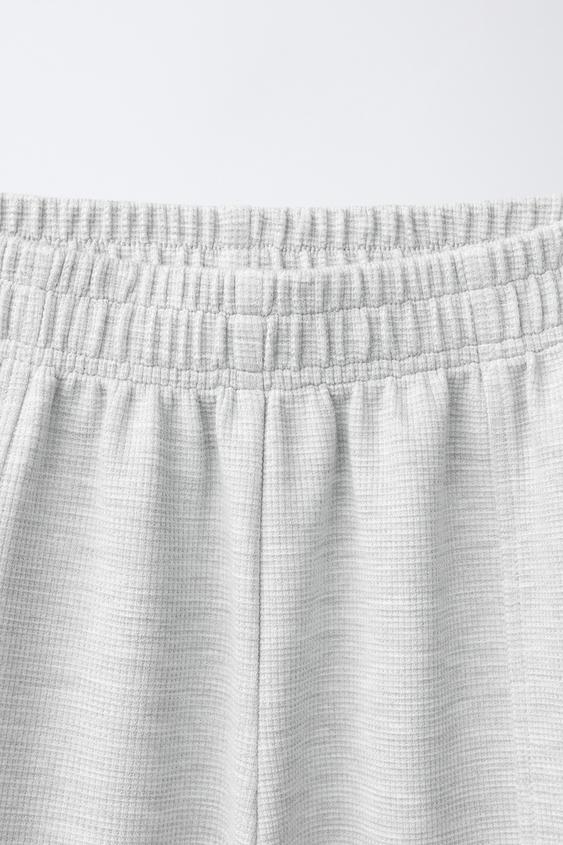 PANTALON DE JOGGING WAFFLE GYM - Gris chiné de Zara - Image 2