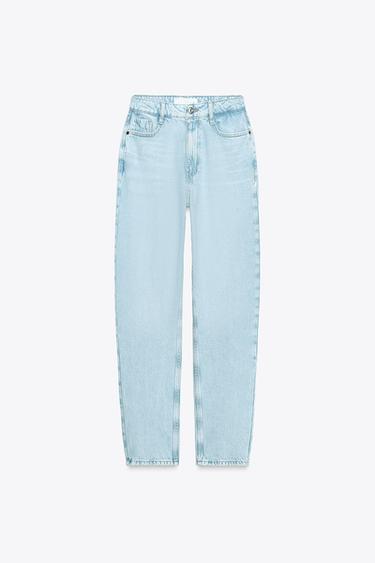 JEAN Z1975 MOM FIT TAILLE HAUTE - Bleu clair de Zara - Image 6