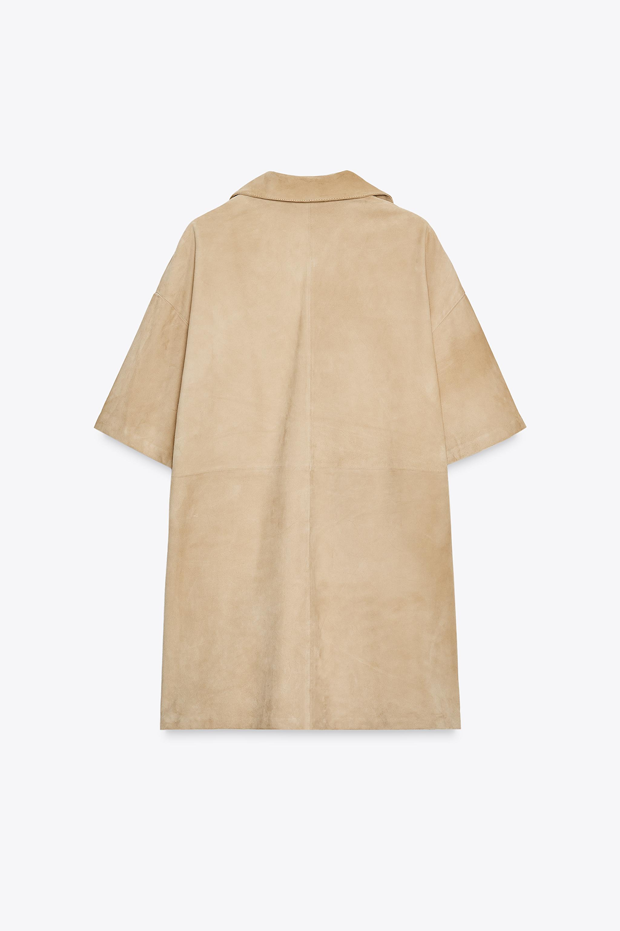 SUEDE LEATHER DRESS ZW COLLECTION LIMITED EDITION