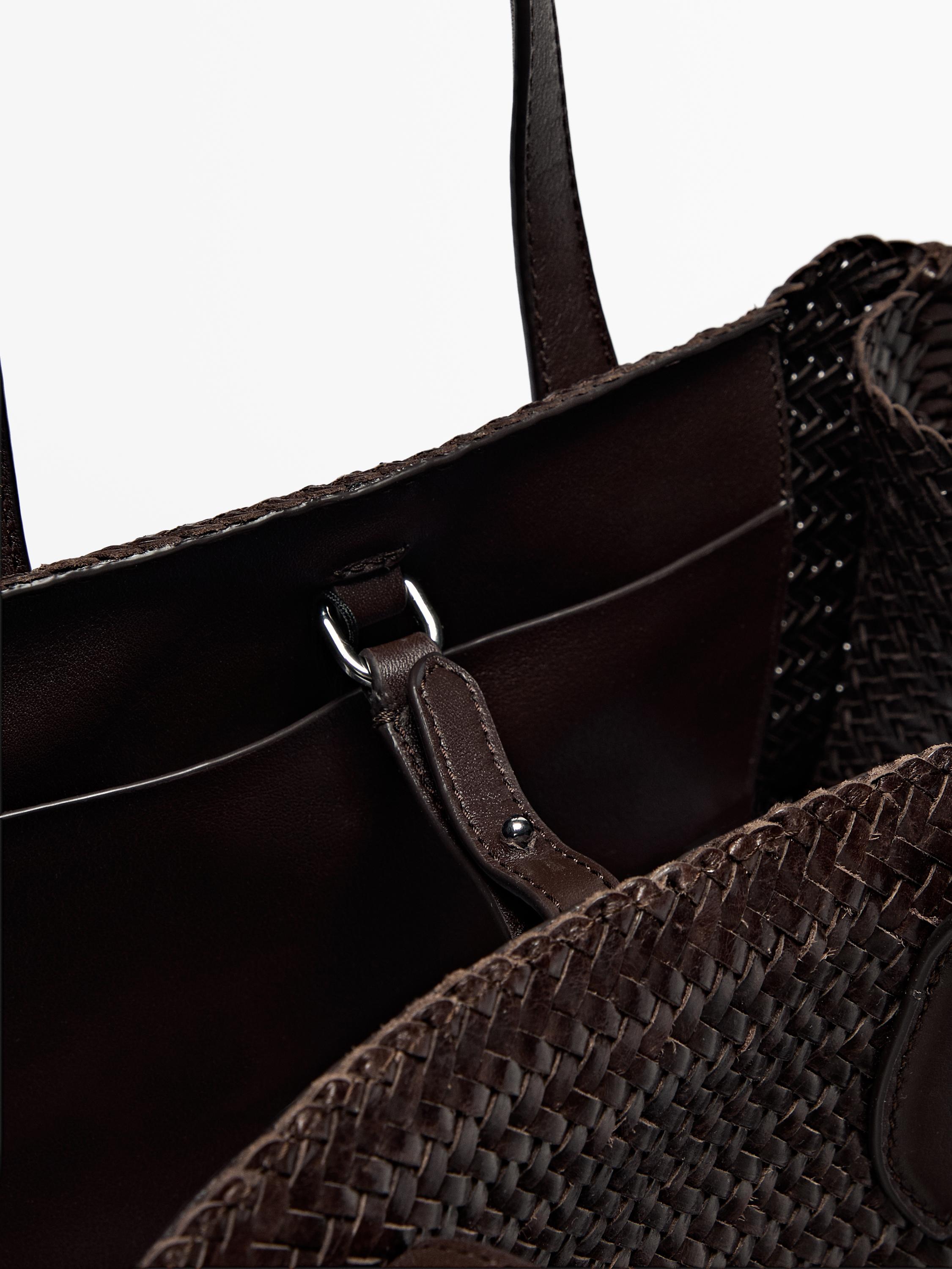 Sac demi-satin tressé nappa