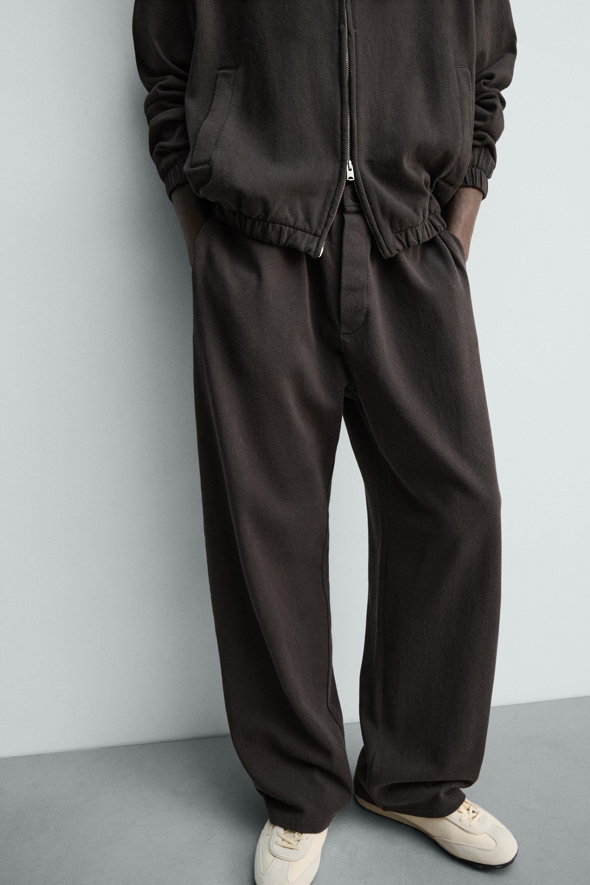 PANTALON DE JOGGING EN MAILLE DÉLAVÉ
