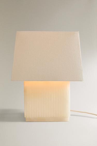 MARBLE TABLE LAMP - Ecru by Zara - Image 1
