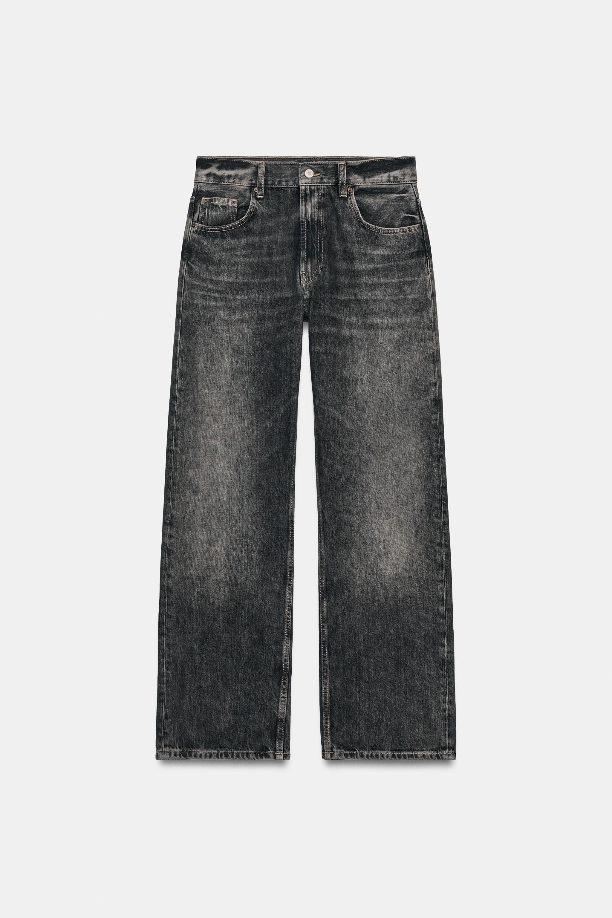 TRF LOW-RISE LOOSE STRAIGHT JEANS