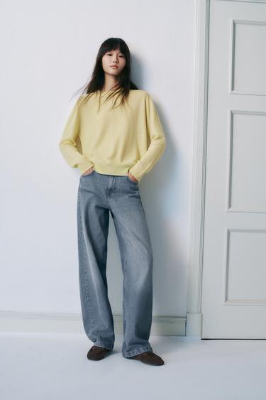 100% EXTRA-SOFT WOOL JUMPER WITH LONG SLEEVES - Light yellow by Zara - Image 0