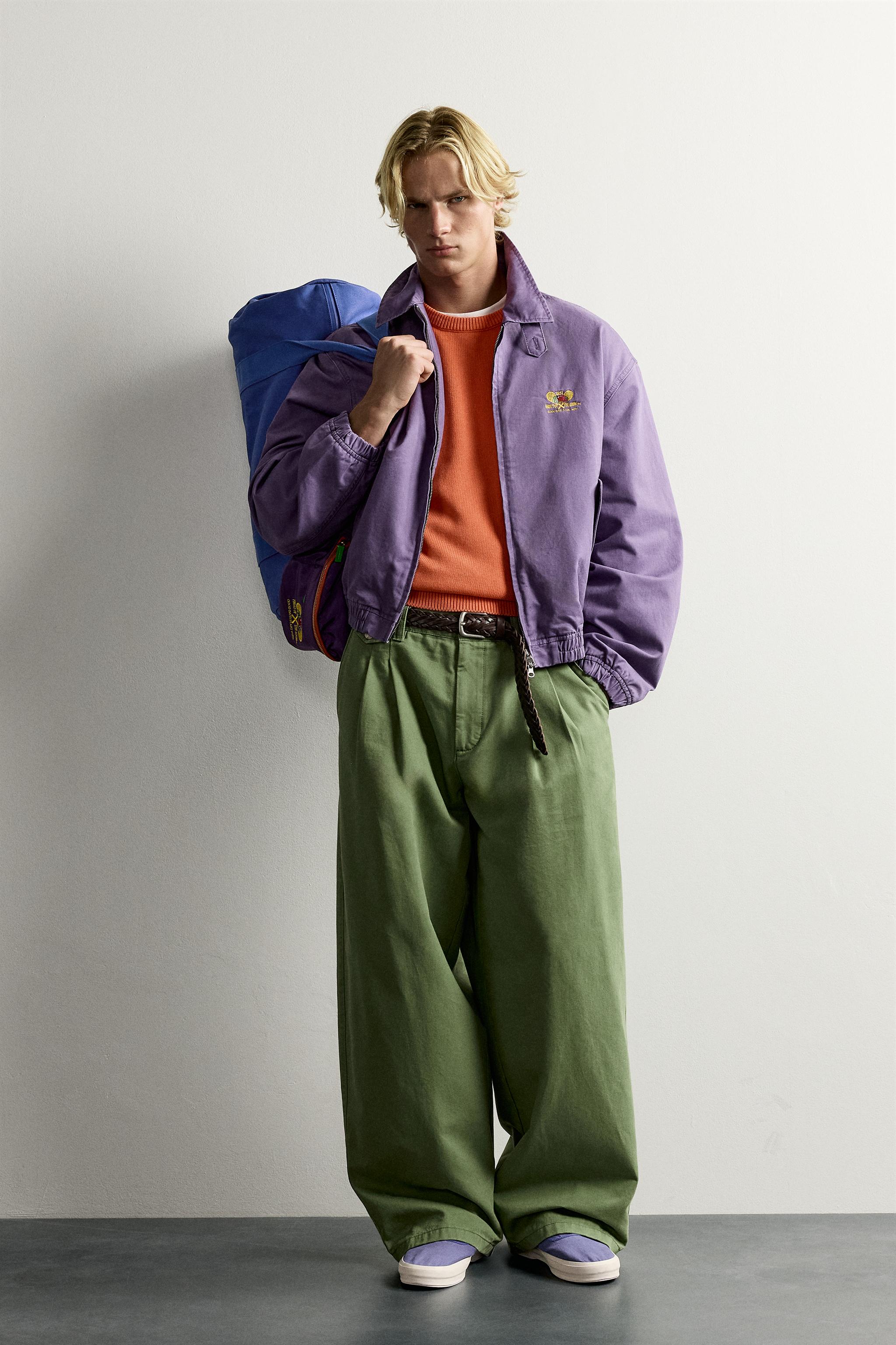 BLOUSON EN COTON BRODÉ FRUIT OF THE LOOM™