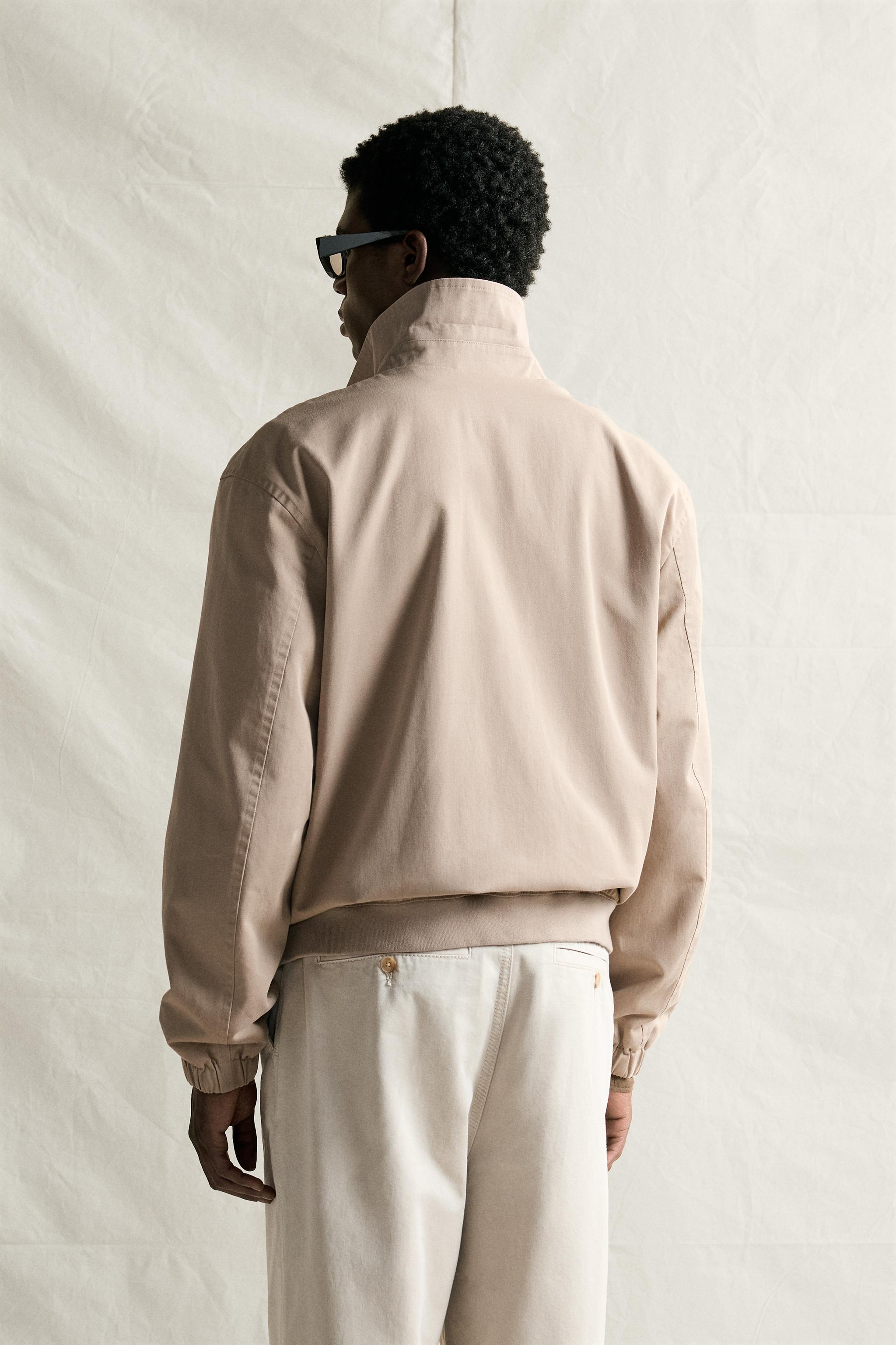 BLOUSON REGULAR FIT EN COTON