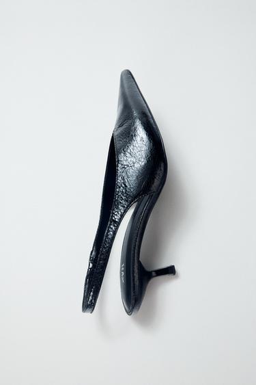 Zara SLINGBACK HEELS - Black