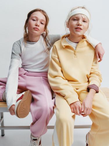 MODAL SLOGAN SWEATSHIRT - Yellow by Zara