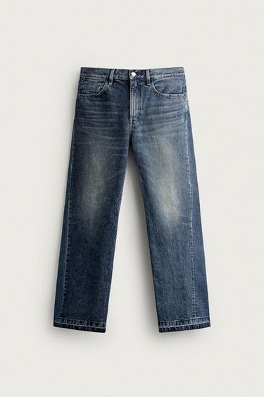 JEANS STRAIGHT FIT 2026 TANAKA NY TYO LTD.© - Орташа көк Zara компаниясынан