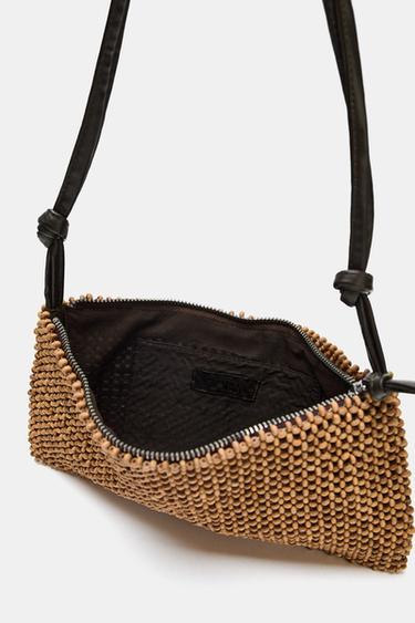 SAC PORTÉ ÉPAULE FANTAISIE - Marron de Zara - Image 6