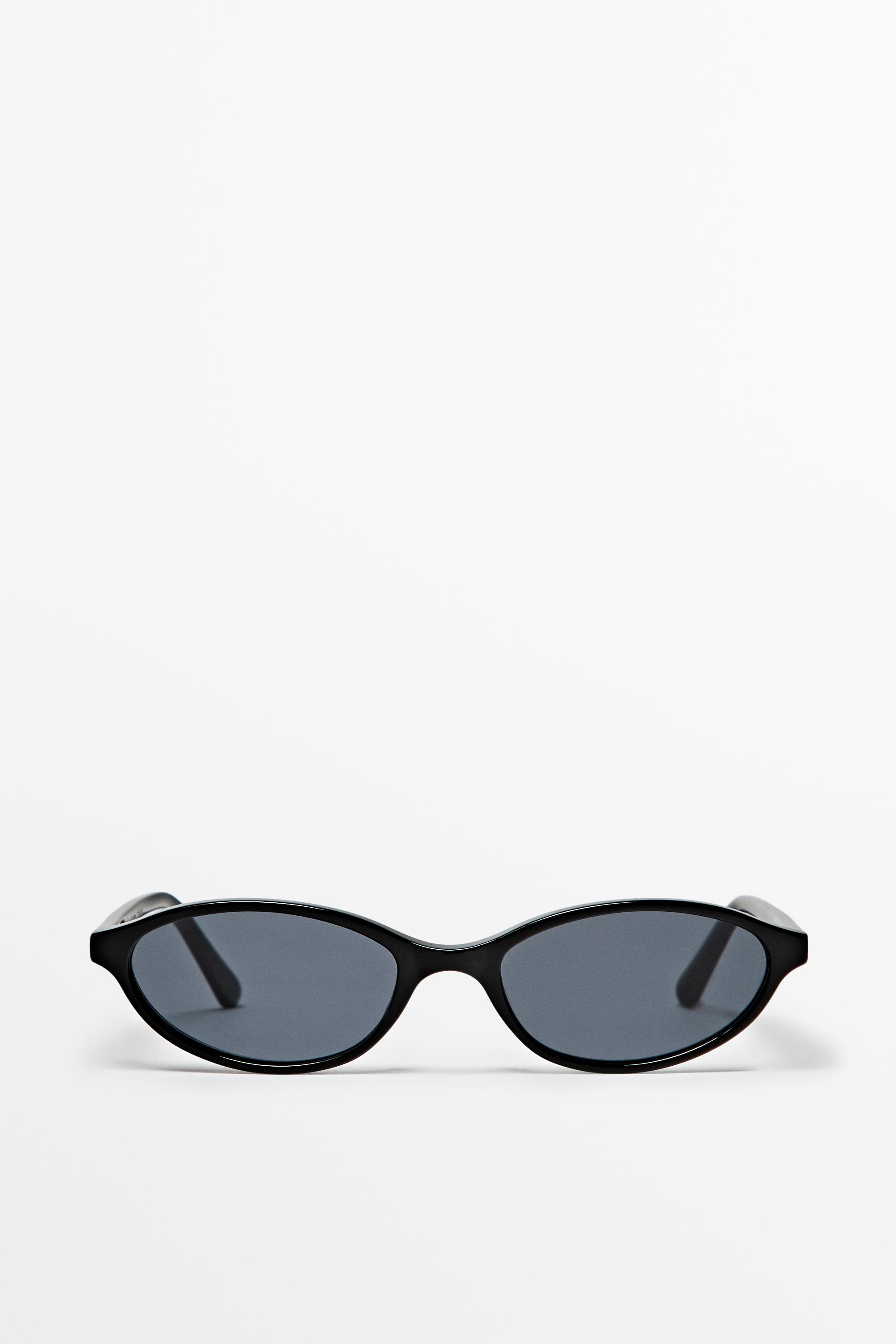 Elongated sunglasses