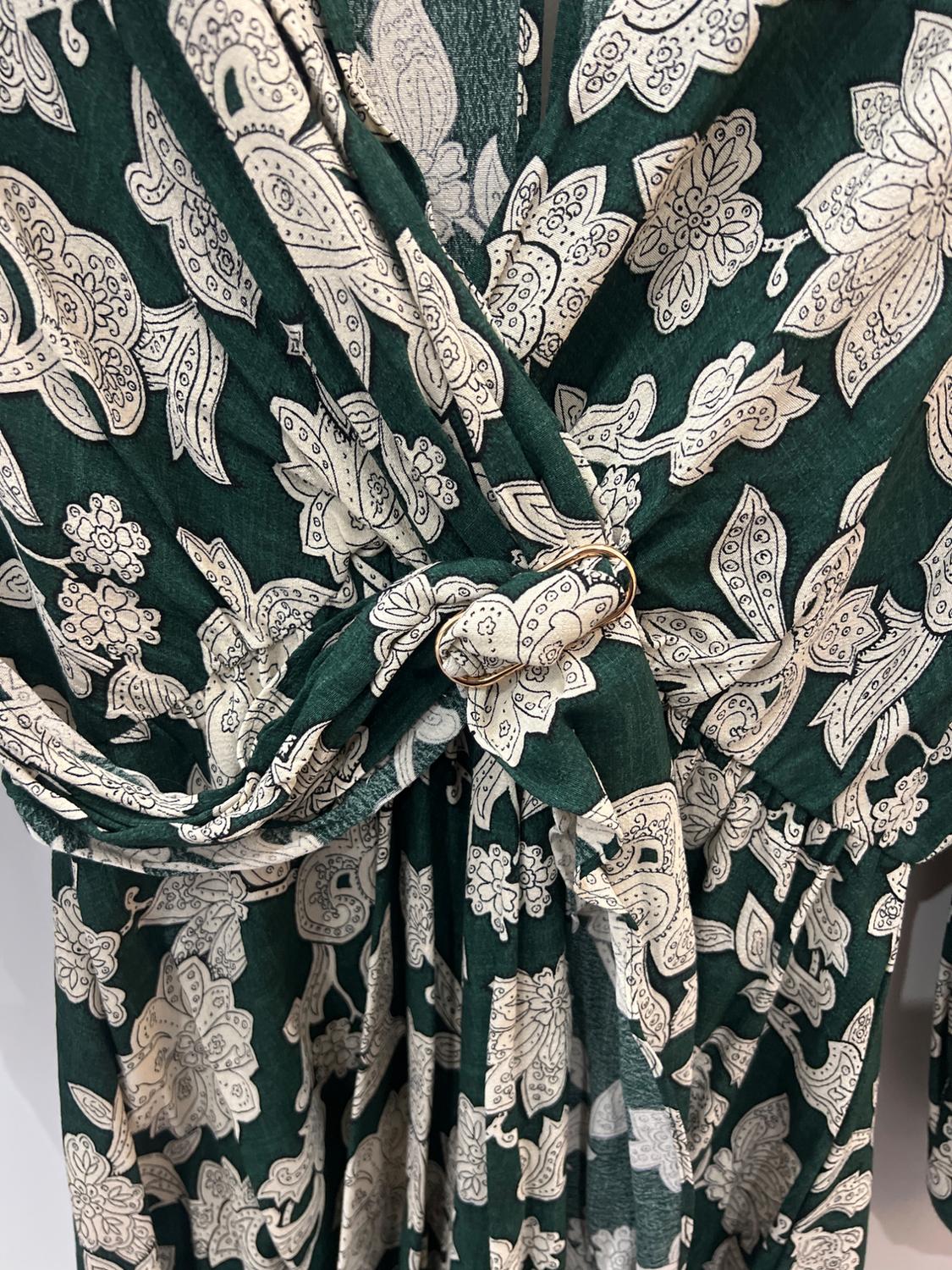 PRINTED JUMPSUIT WITH BUCKLE - Image 2
