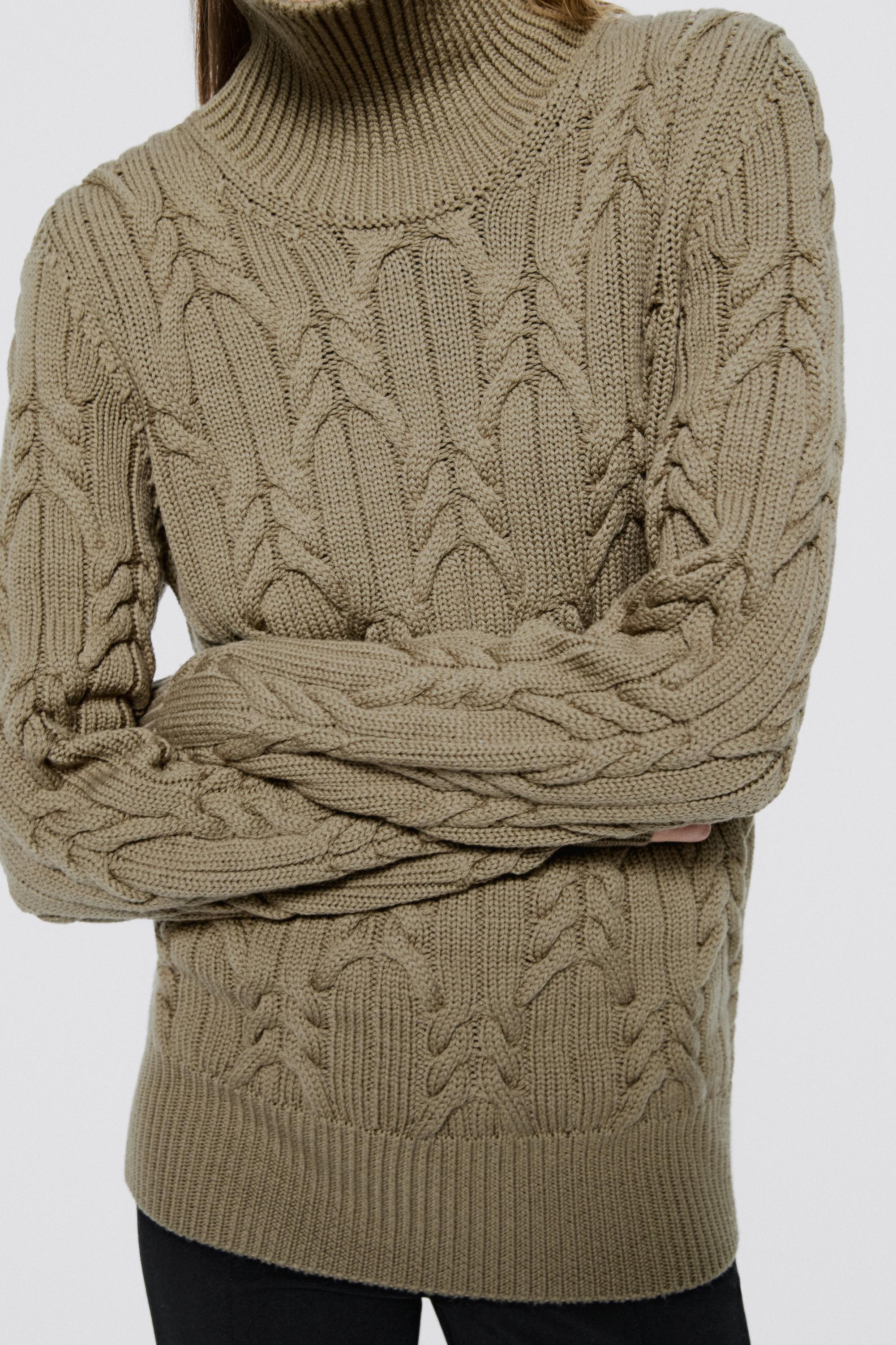 100% wool cable-knit sweater - LIMITED EDITION
