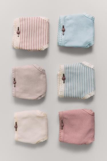 6-14 YEARS/ SIX-PACK OF FLORAL BRIEFS - Multicoloured by Zara
