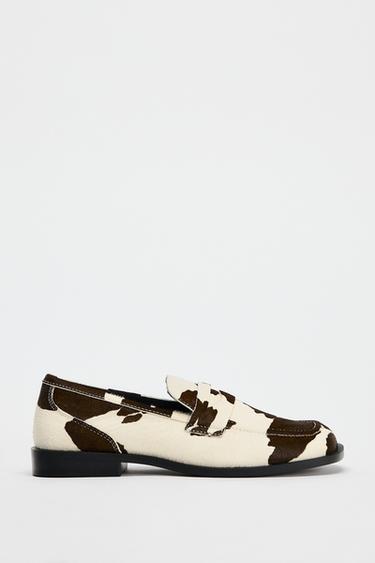 MOCASÍN ESTAMPADO ANIMAL PIEL - Multicolor de Zara