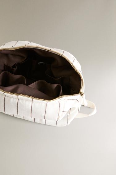 TROUSSE DE TOILETTE RAYURES - Blanc de Zara - Image 4