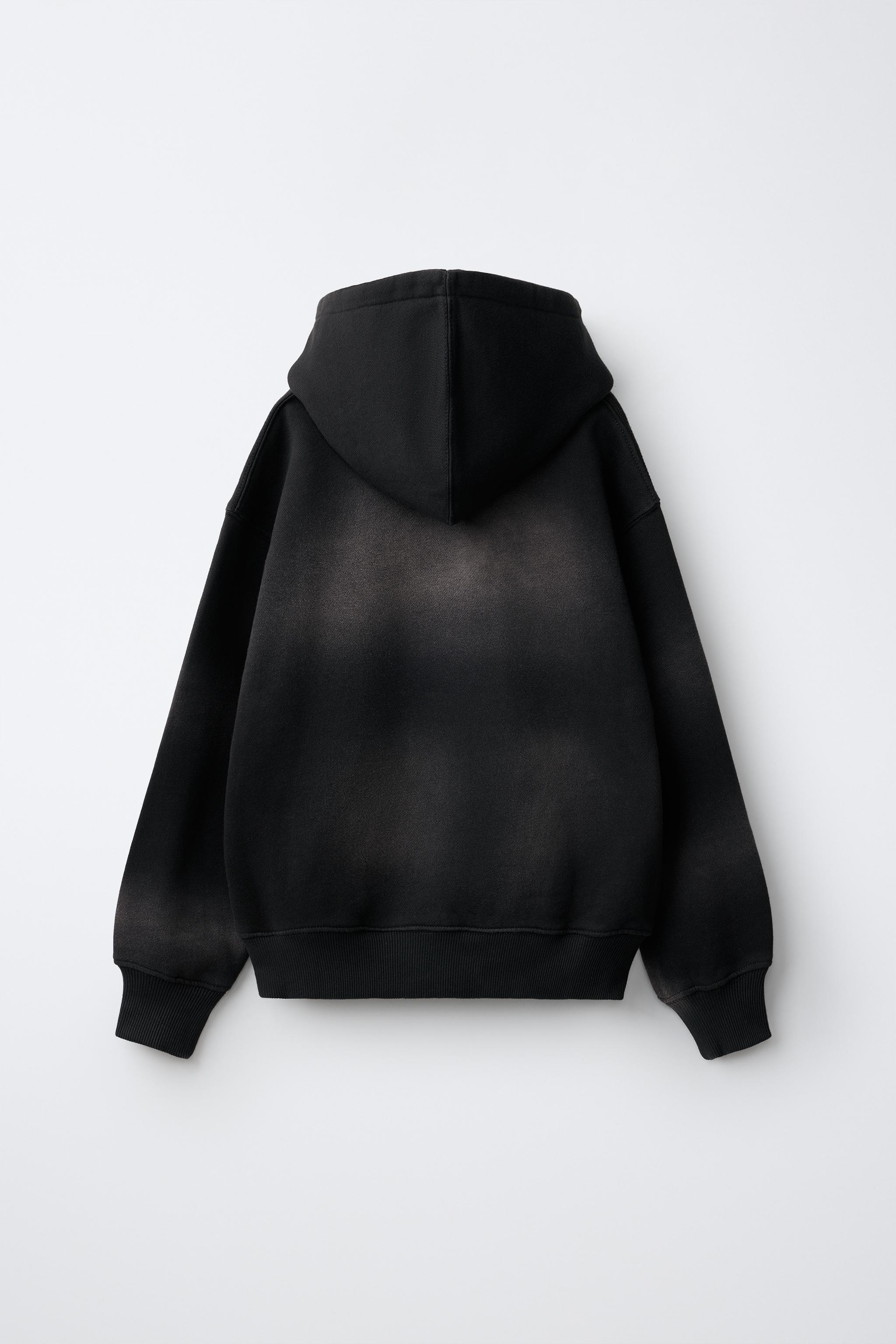 TEXT PRINT HOODIE