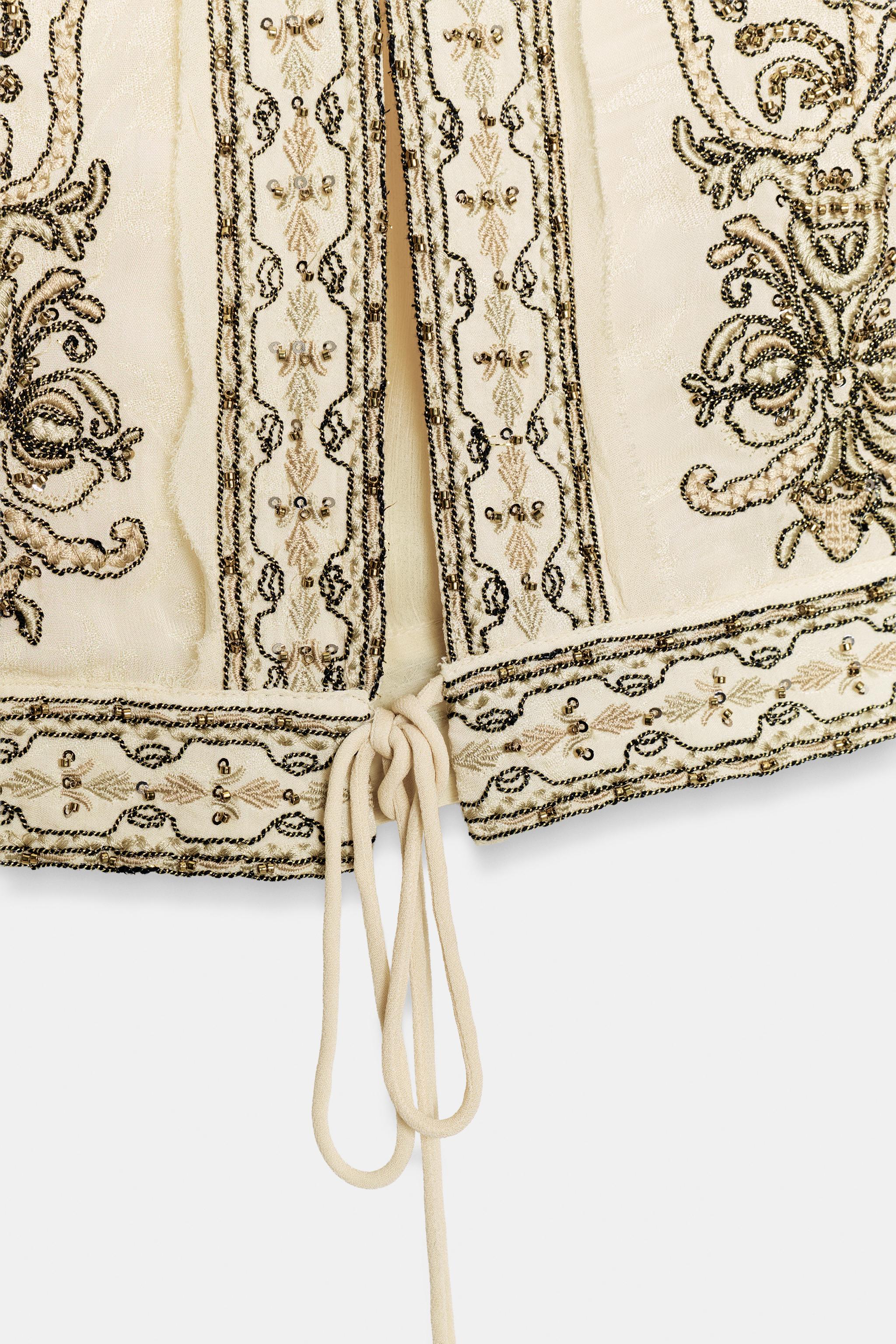 BEAD EMBROIDERED BLOUSE ZW COLLECTION