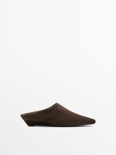 Zara Wedge heel mules - Brown