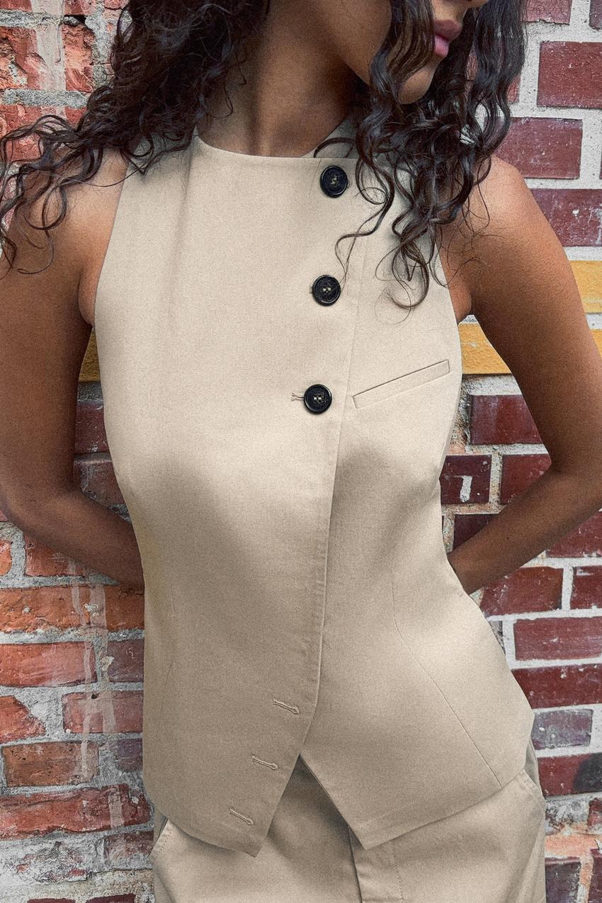 OPEN BACK WAISTCOAT TOP