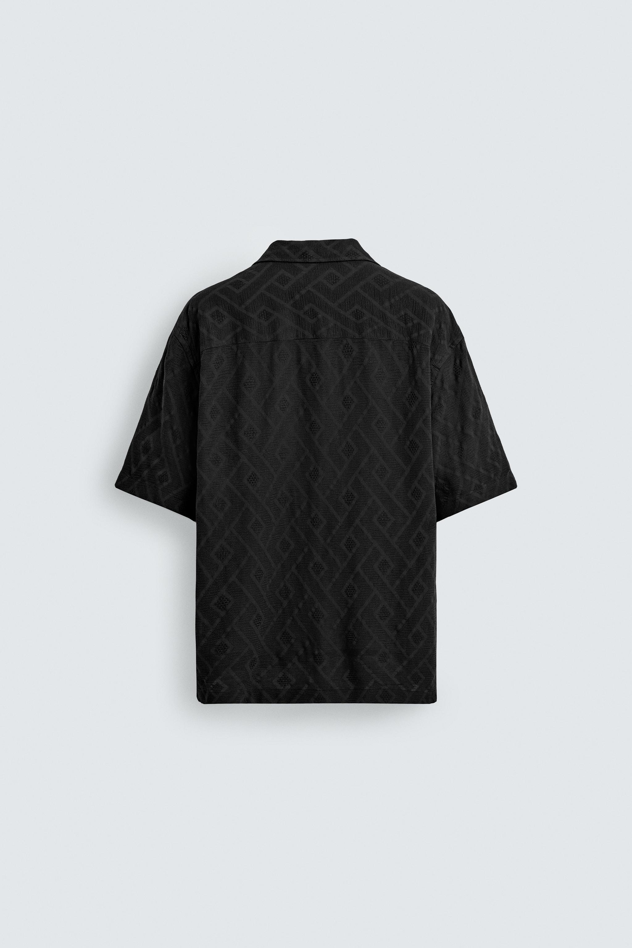 GEOMETRIC JACQUARD SHIRT