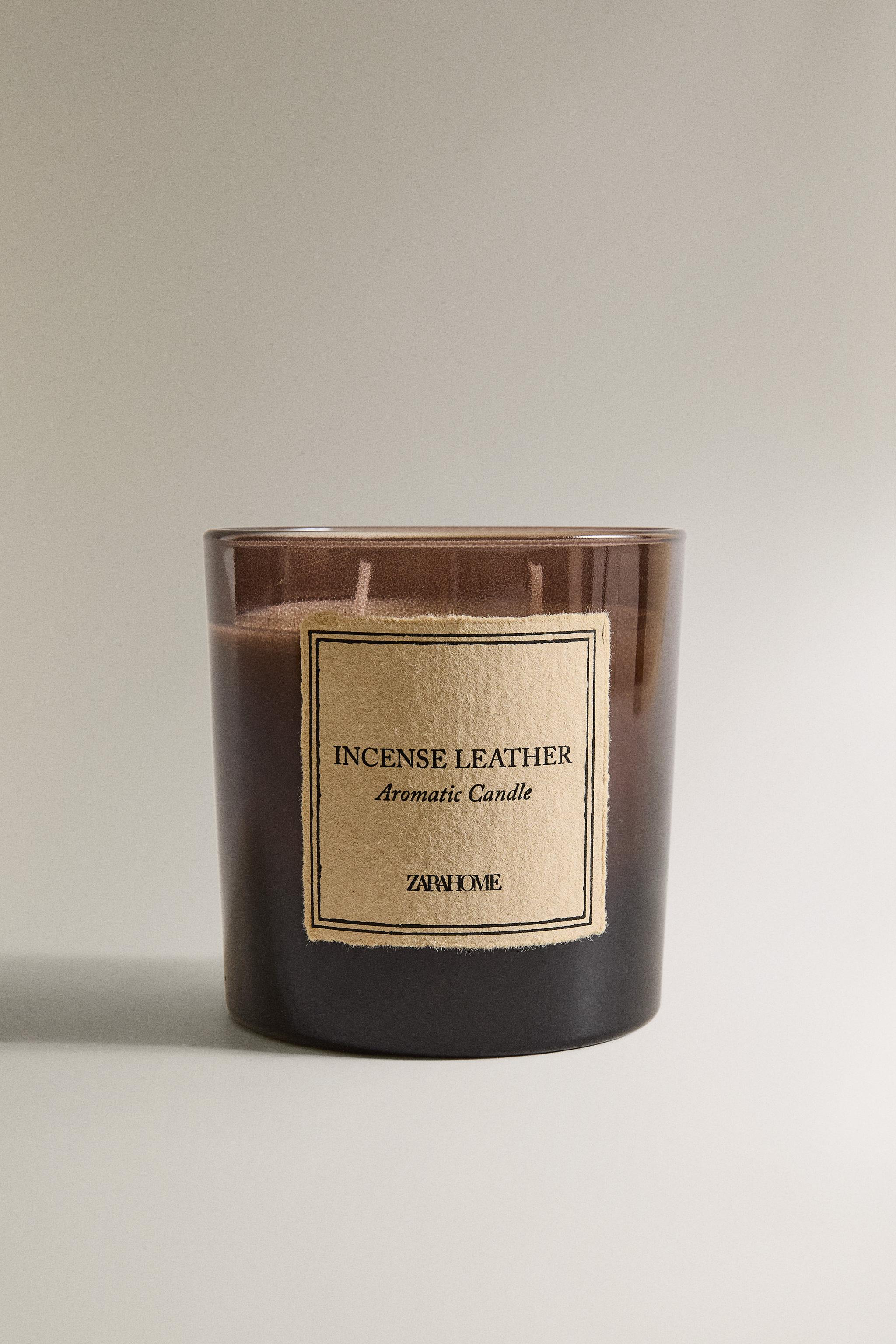 350G）INCENSE LEATHER アロマティックキャンドル - ブロンズ | ZARA
