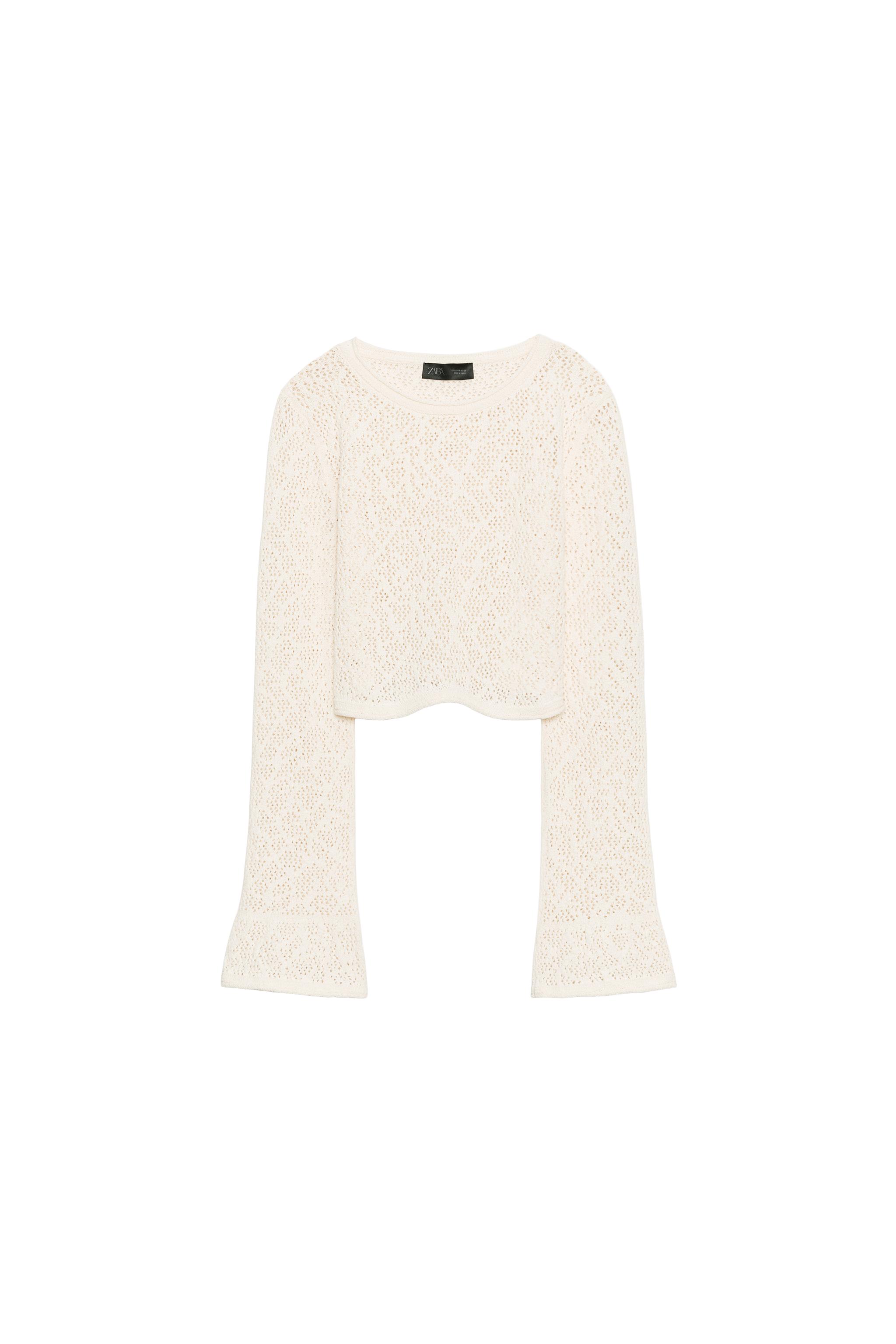 POINTELLE TRİKO CROP TOP