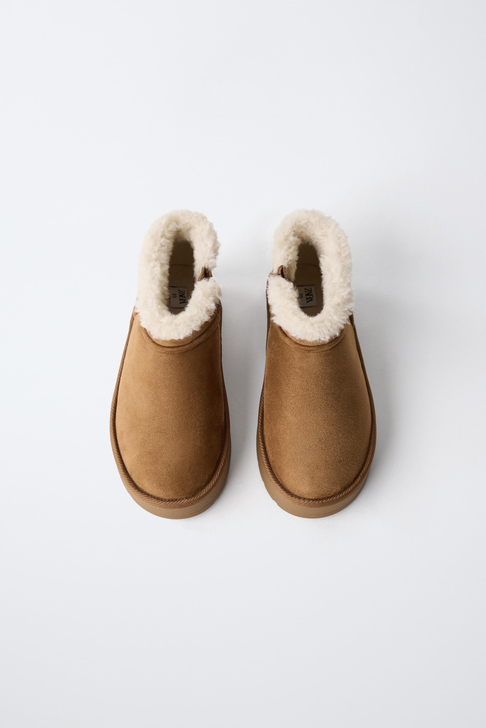 BOTTINES BRODÉES À PLATEFORME DOUBLÉES