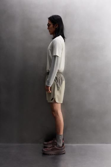 SHORT DE RUNNING TRAIL BIMATIÈRE 7" - Gris de Zara - Image 3