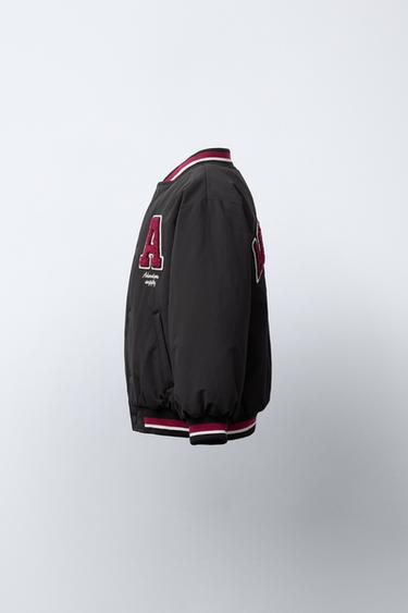BOMBER DOUBLURE FAUSSE PEAU DE MOUTON PIÈCE - Anthracite foncé de Zara - Image 2