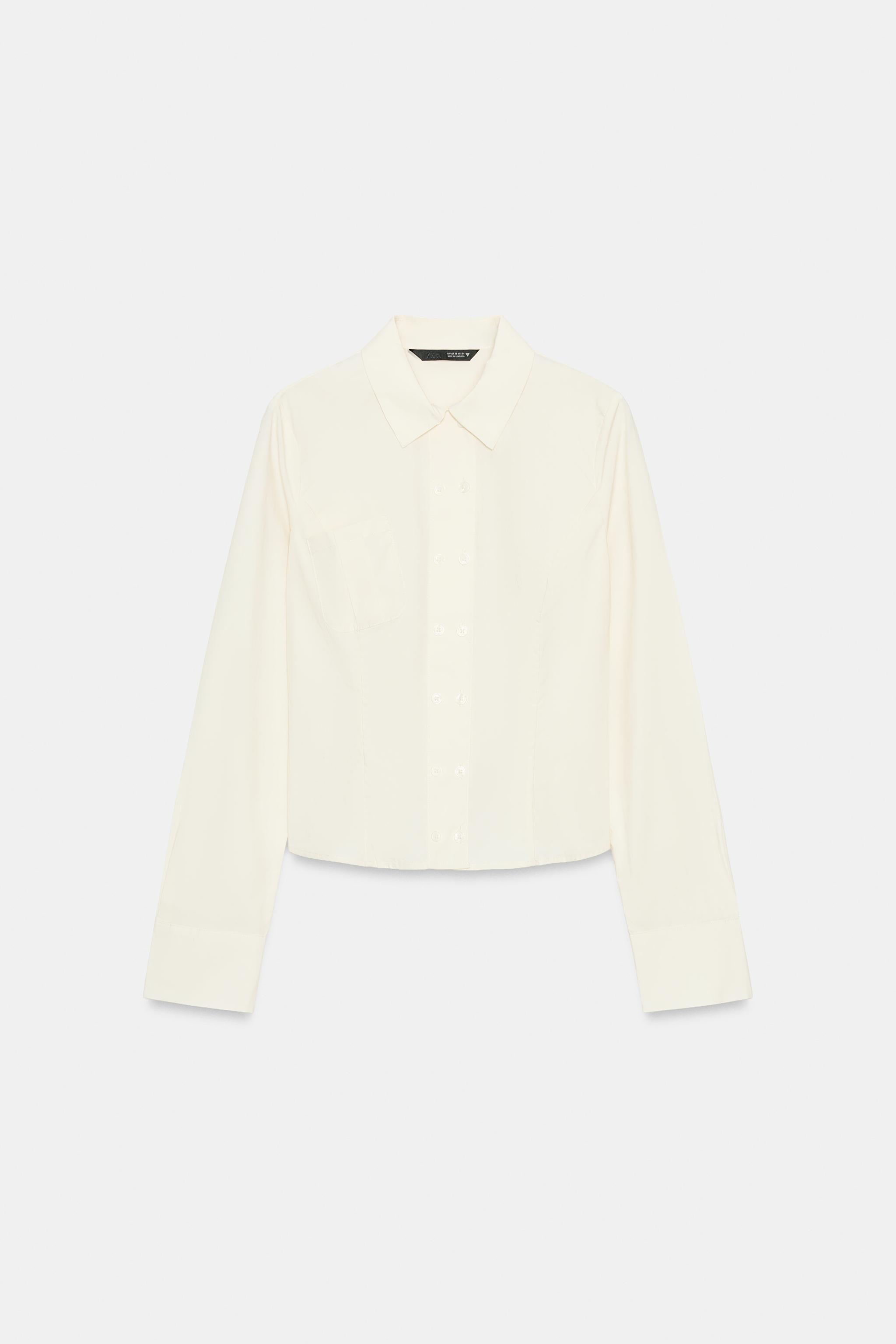 FITTED POPLIN SHIRT