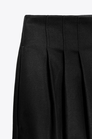ZW COLLECTION DARTED TROUSERS - Black by Zara - Image 3