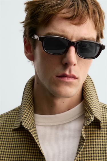 CHEMISE EN FLANELLE À CARREAUX AARON LEVINE X ZARA - Jaune de Zara - Image 5