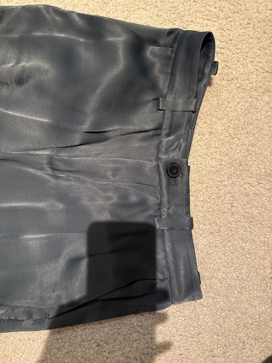STRAIGHT SATIN EFFECT PANTS - Image 3