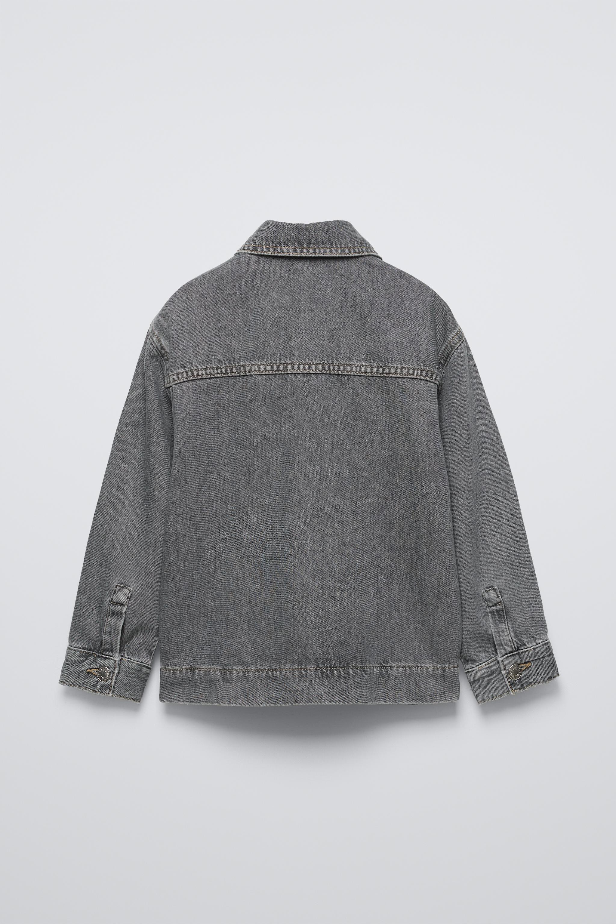 Zara OVERSIZED DENIM discount OVERSHIRT