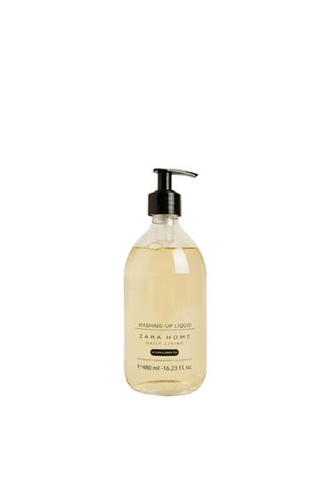 VETIVER & GREEN TEA WASHING UP LIQUID - Olive green by Zara