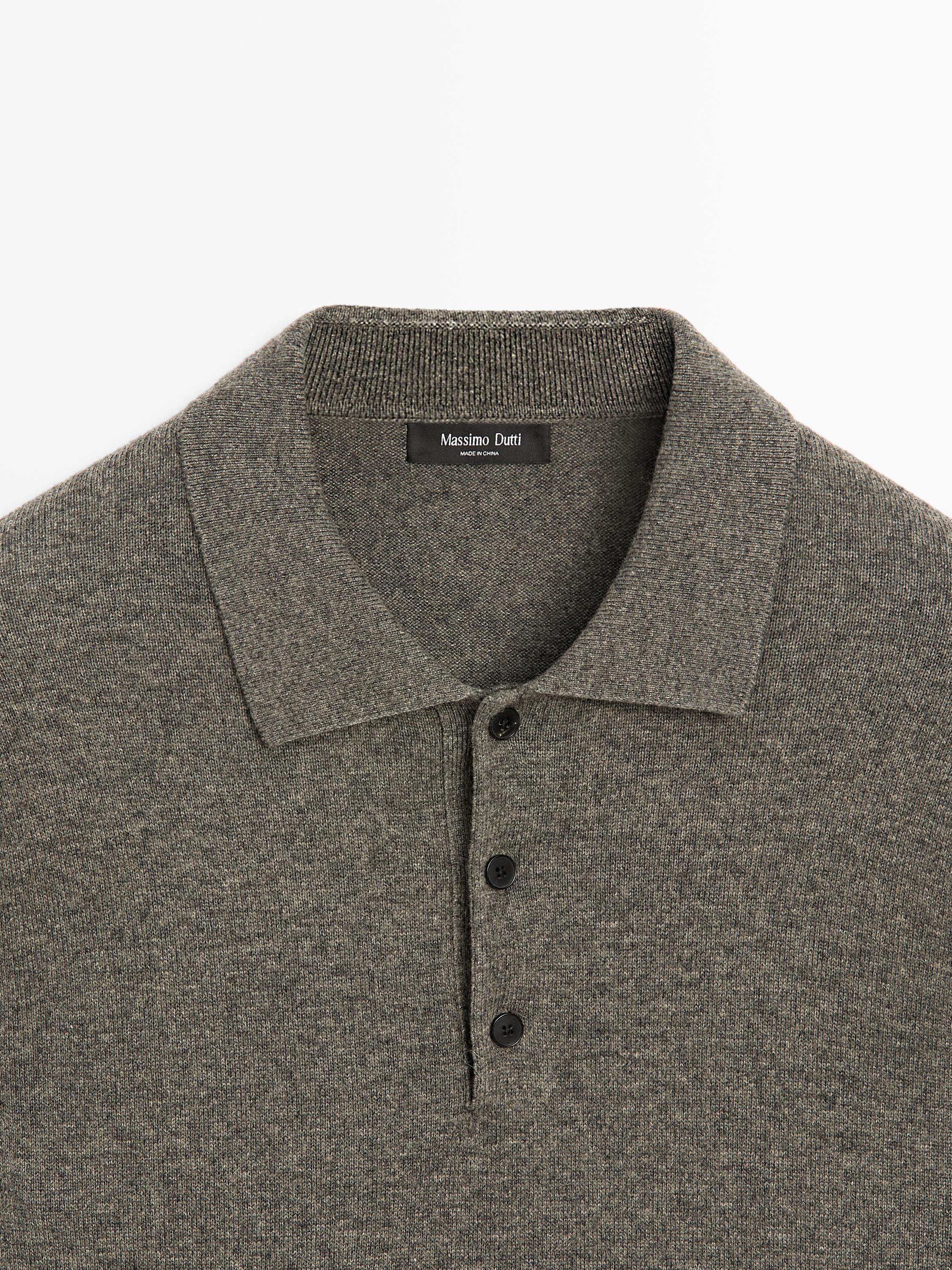 Yak wool blend knit sweater